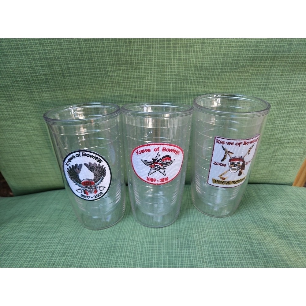 3 Krewe Of Bowlegs Billy Bowlegs Cups Vintage Tervis Various Years Destin FWB